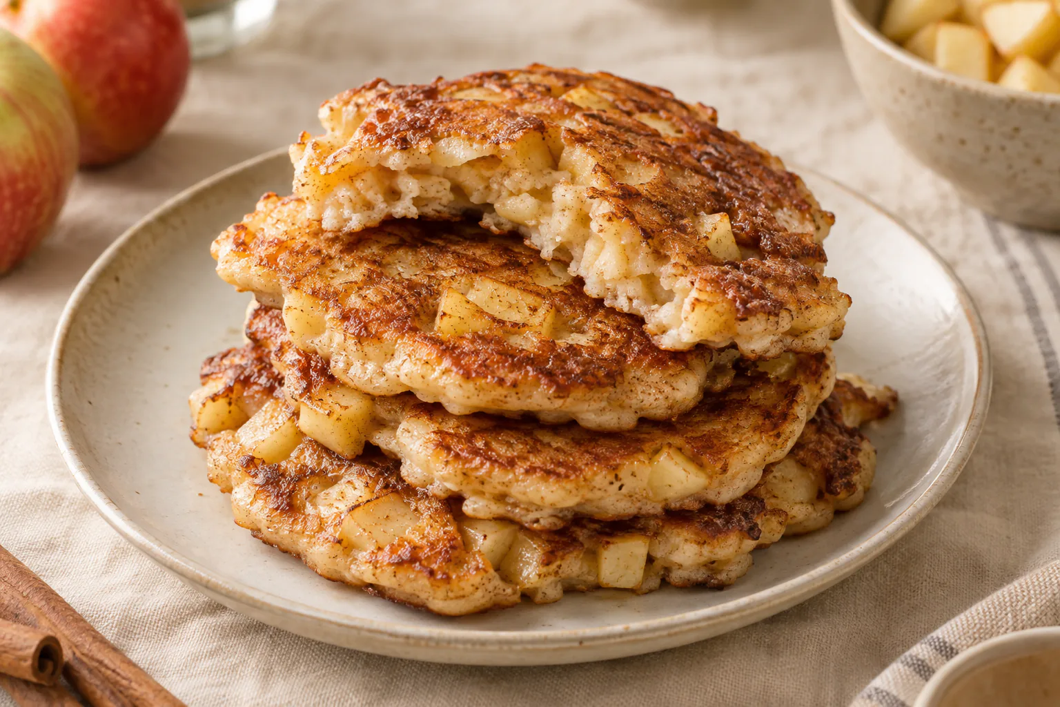 Gluten-free apple fritters
