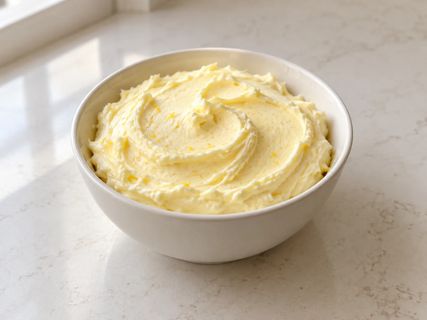 Crema de mantequilla y queso al limón